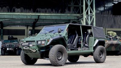 teknologi perlindungan Kendaraan Taktis Listrik Pertama Buatan Pindad Resmi Meluncur